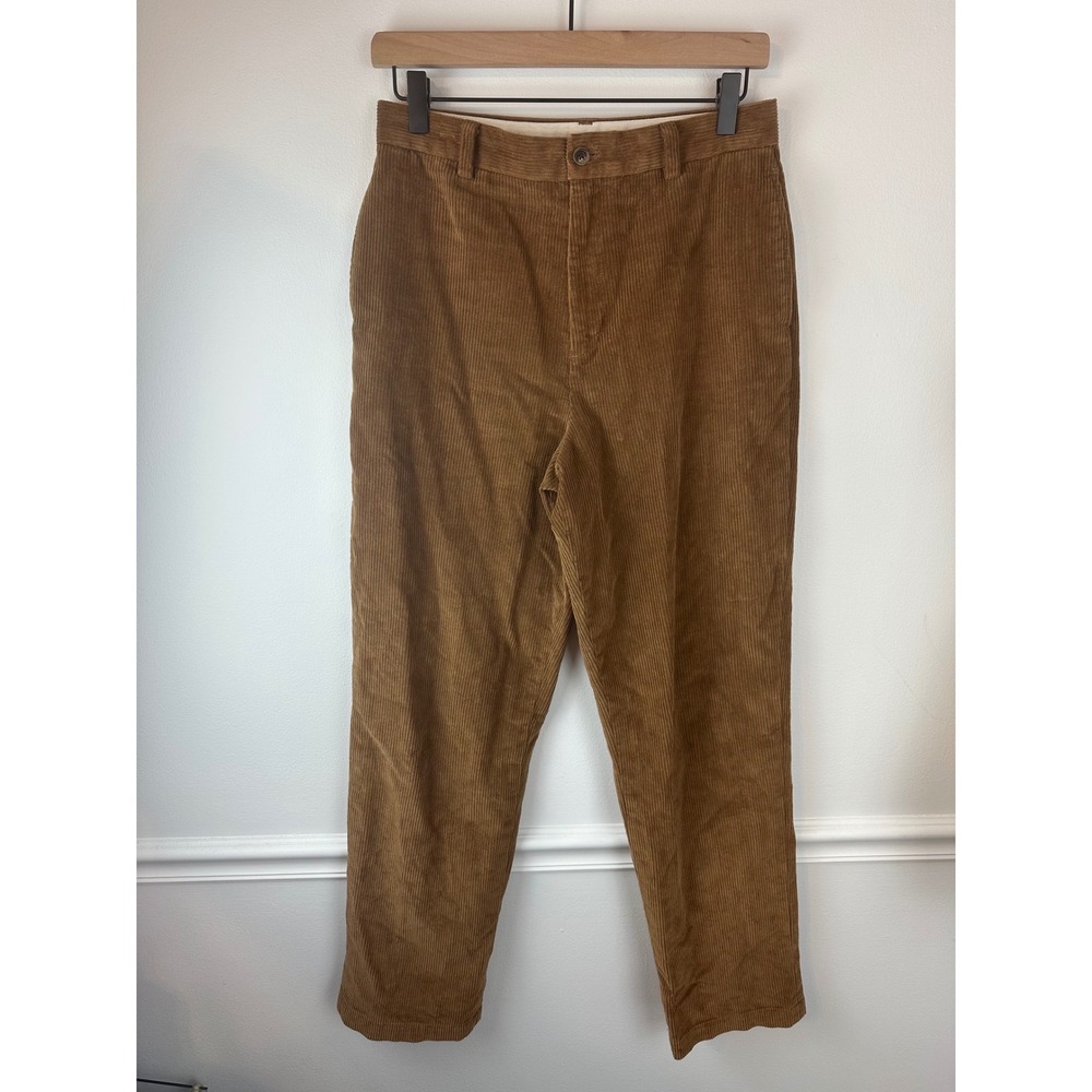 BROOKS BROTHERS Boys Brown Corduroy Dress Pants | 18